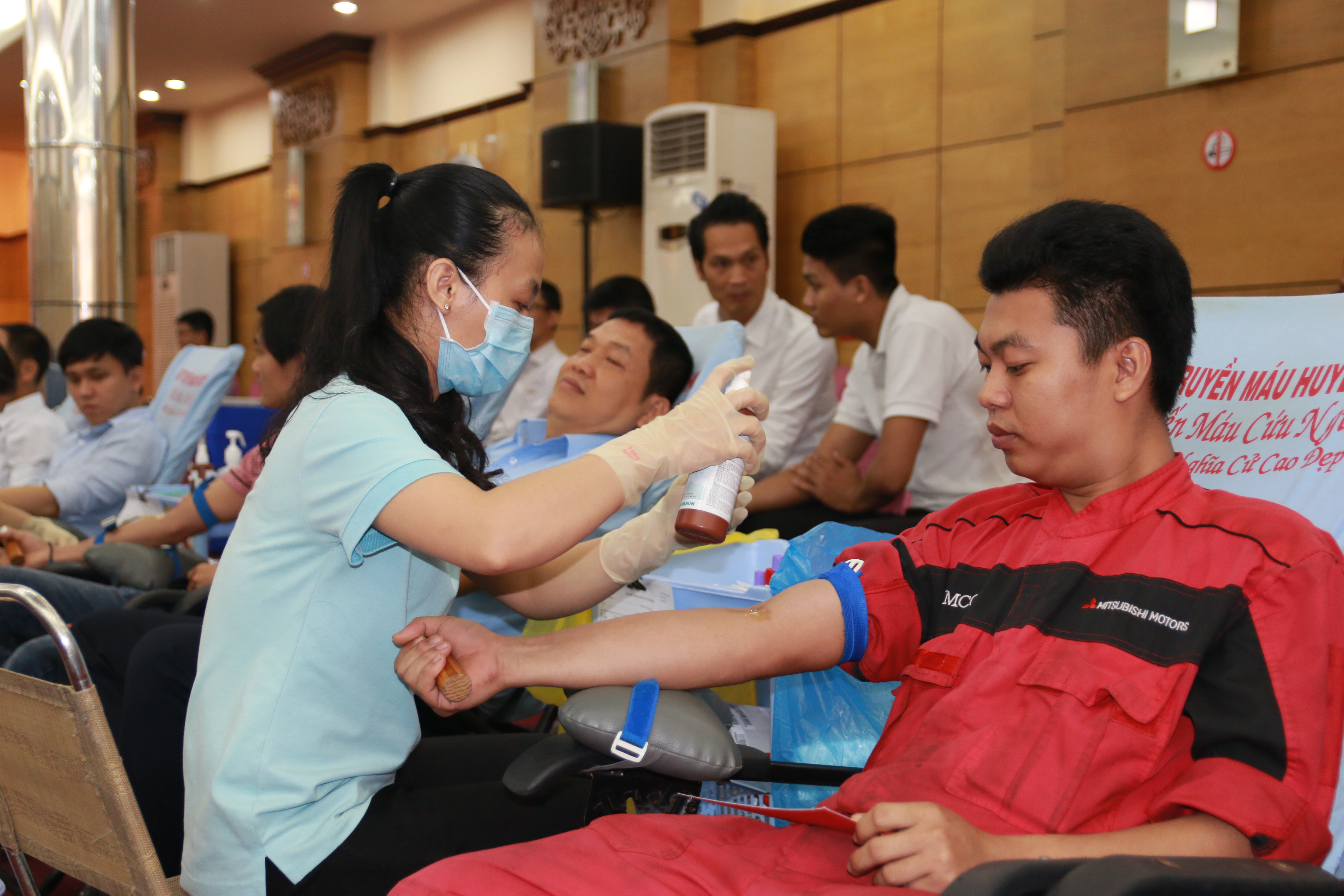 640 CNVC-LĐ SAMCO tham gia hiến m&aacute;u nh&acirc;n đạo - Ảnh 1.