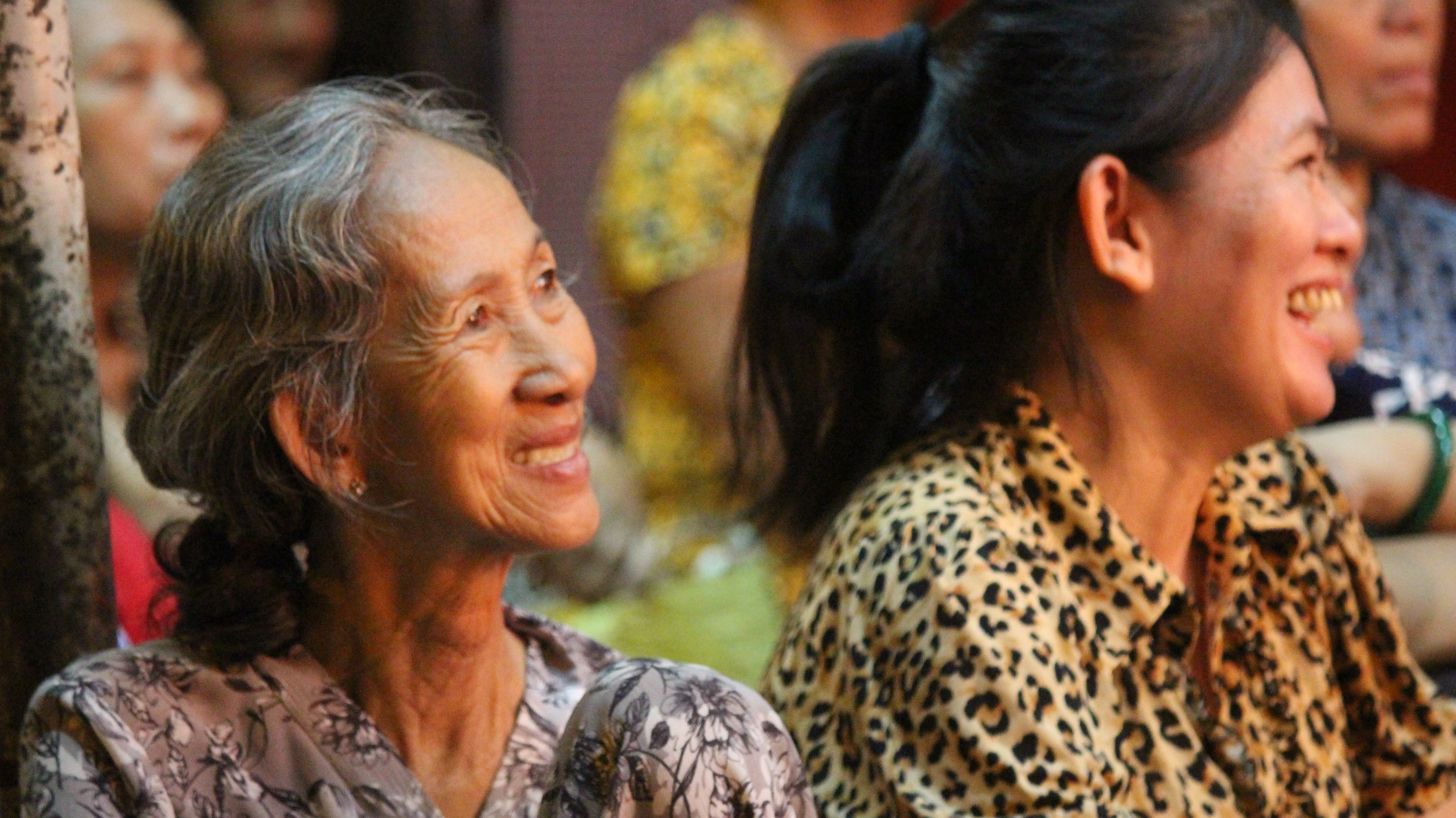 
B&agrave; Thu buồn buồn n&oacute;i thời của b&agrave; lễ hội vui lắm, chứ giờ mai một đi nhiều rồi, &iacute;t ai quan t&acirc;m như trước. Vở diễn kh&ocirc;ng phải l&agrave; một bộ phim, n&oacute; l&agrave; nghệ thuật truyền thống, nghe ho&agrave;i vẫn thấy hay.
