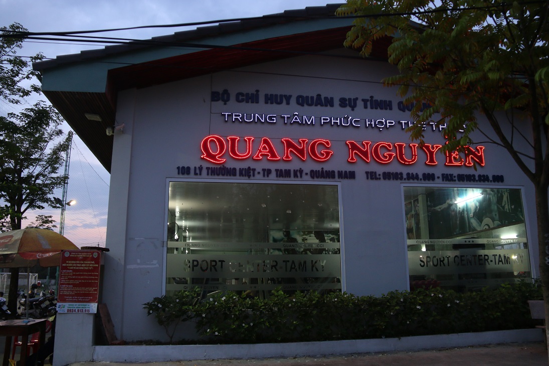 Hồ bơi nơi học sinh lớp 5 tử nạn nằm trong Trung tâm phức hợp thể thao Quang Nguyễn
