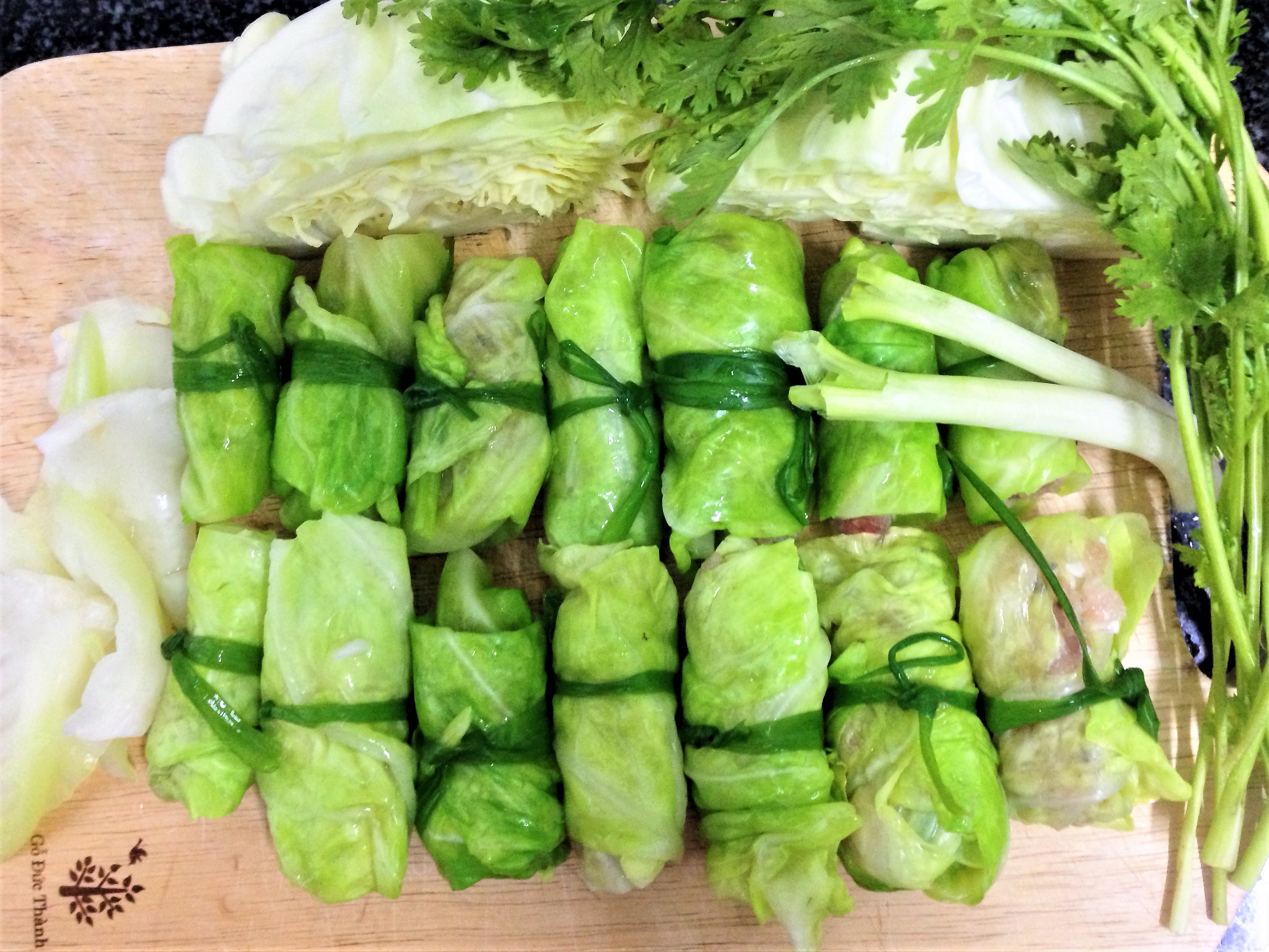 
Nguy&ecirc;n liệu cho m&oacute;n canh bắp cải cuộn
