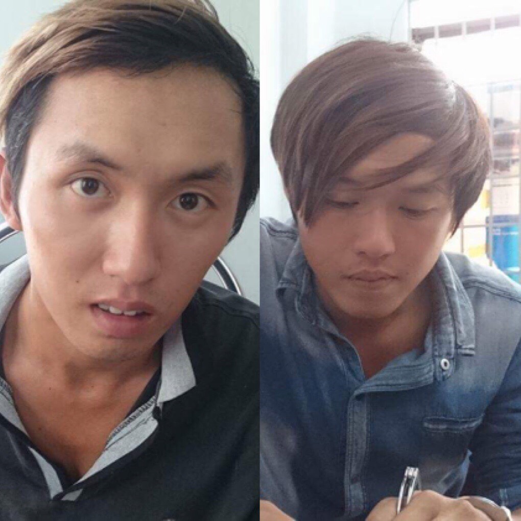 Nguyễn Phúc Vinh (ảnh trái) cùng Nguyễn Văn Thái