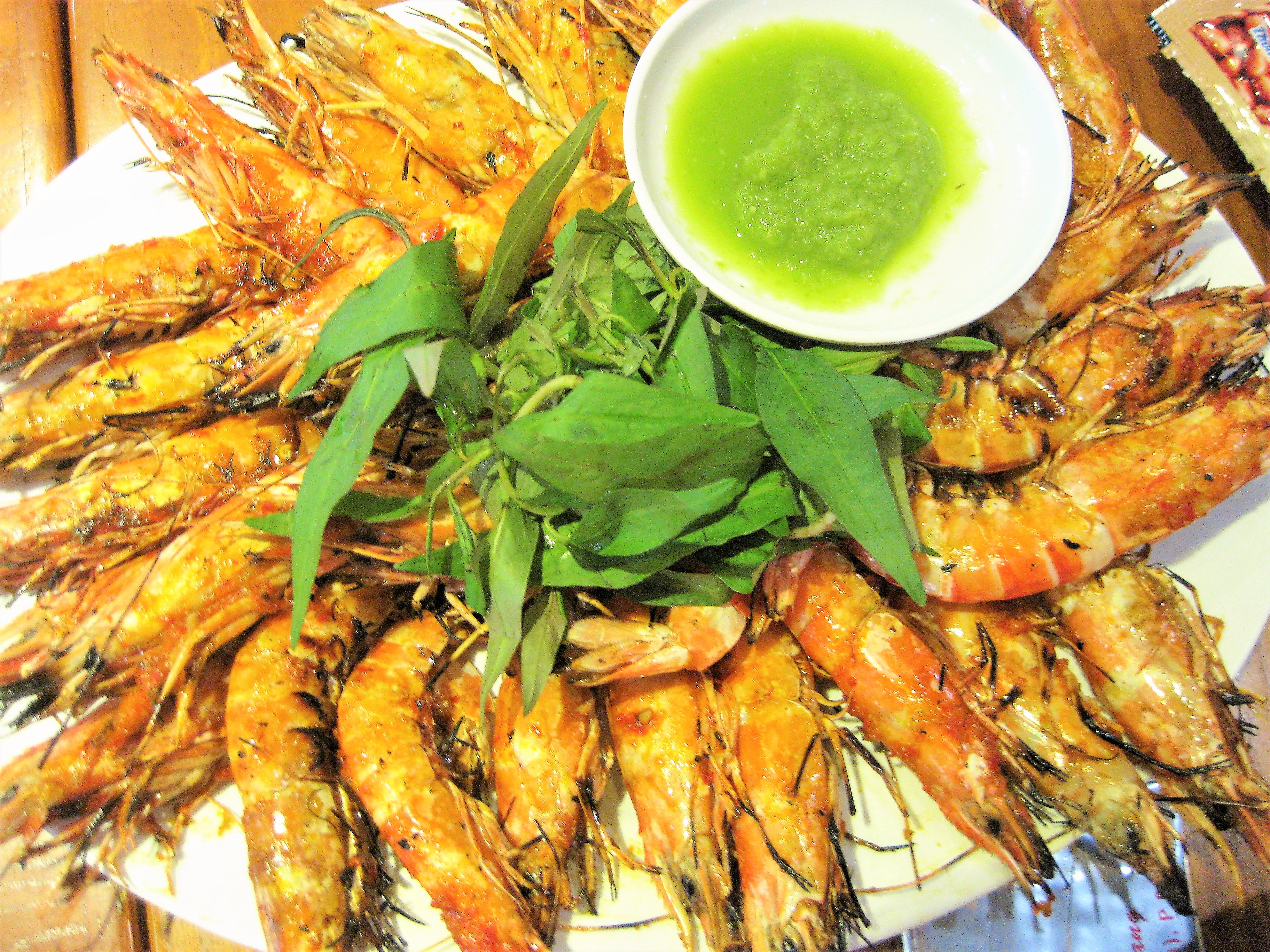 Tôm sắt nướng muối ớt