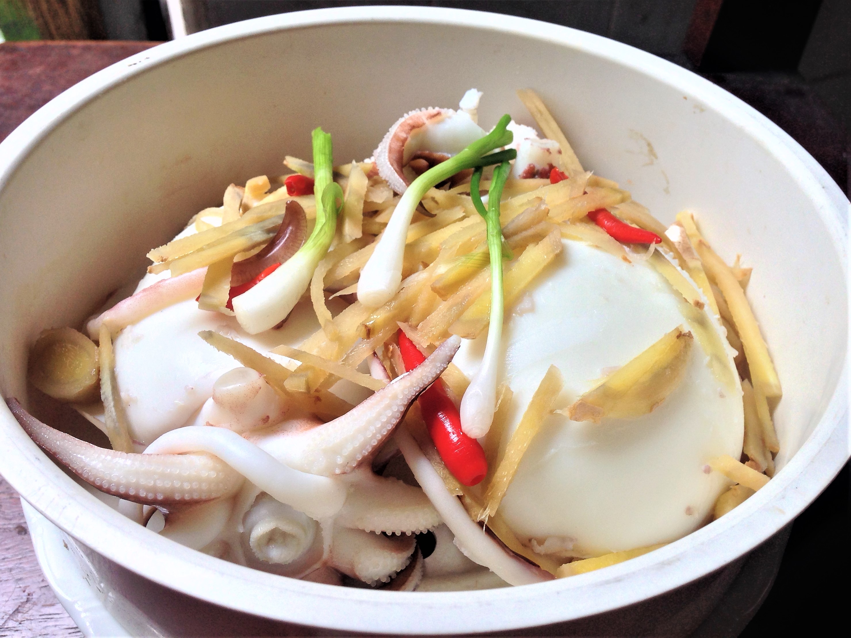 Mực hấp gừng cho ngày cuối tuần - Ảnh 6.