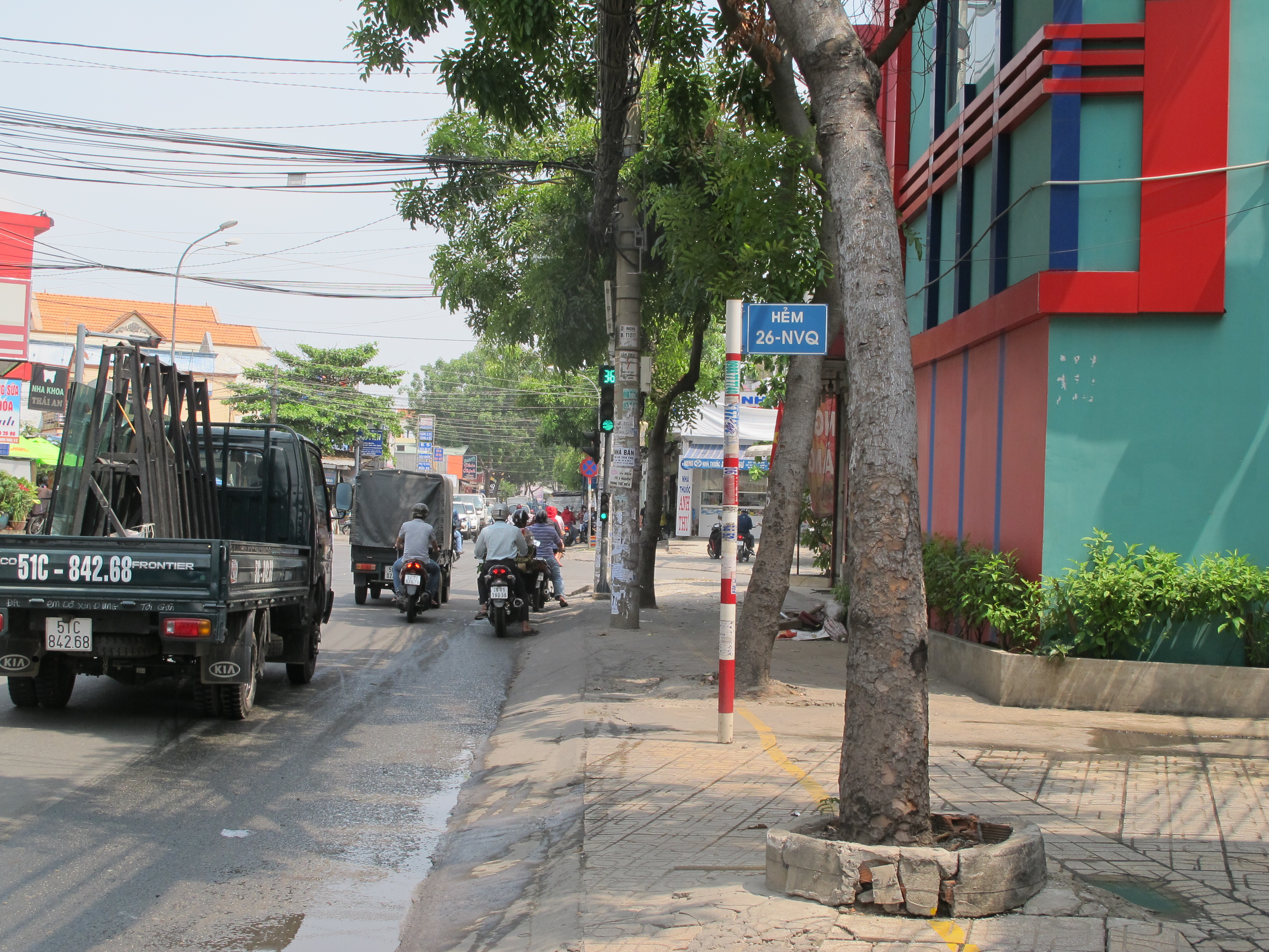 Đường sá đã thông thoáng hơn