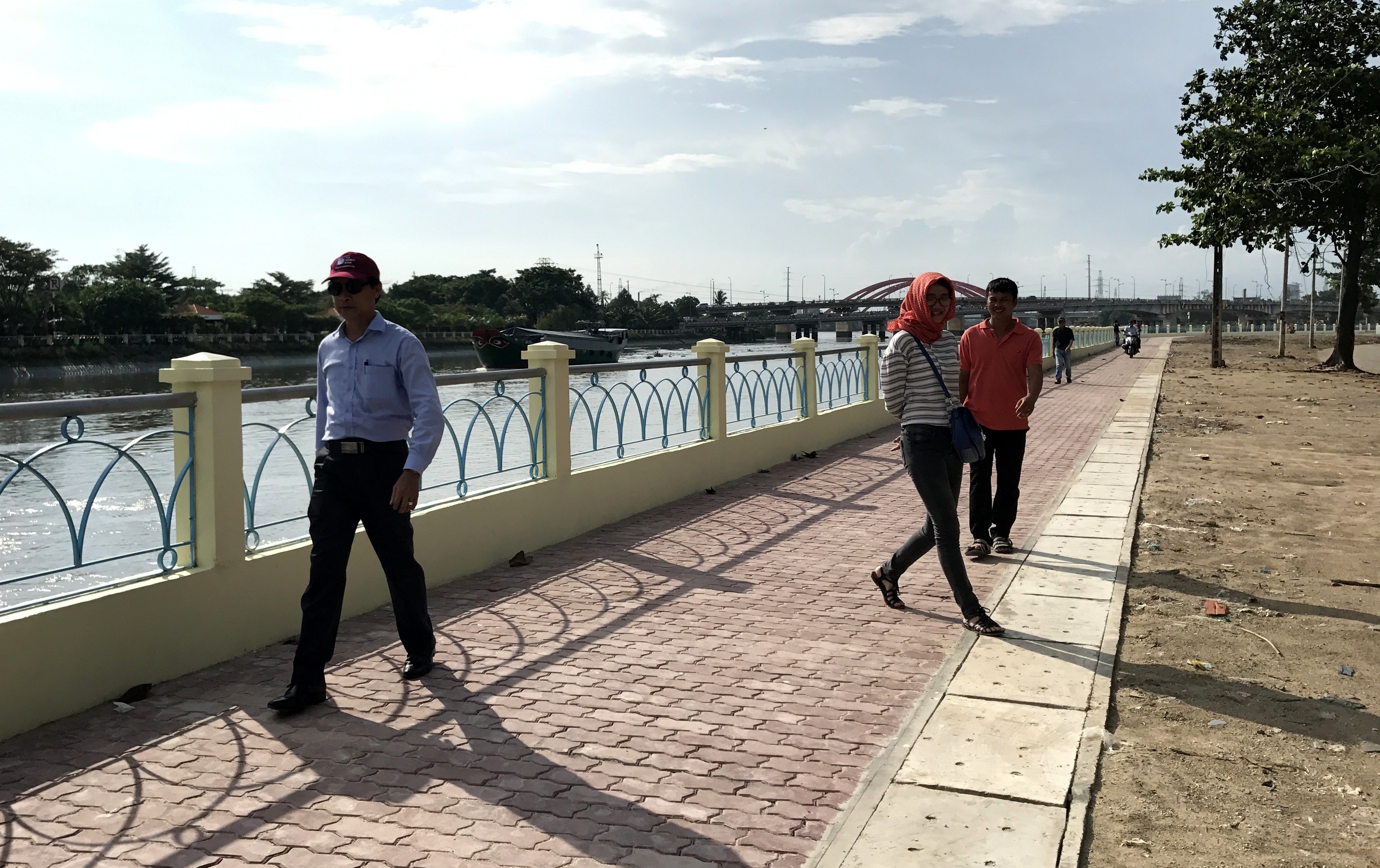 Mát mắt nhìn bờ kè chống sạt lở kênh Thanh Đa - Ảnh 3.