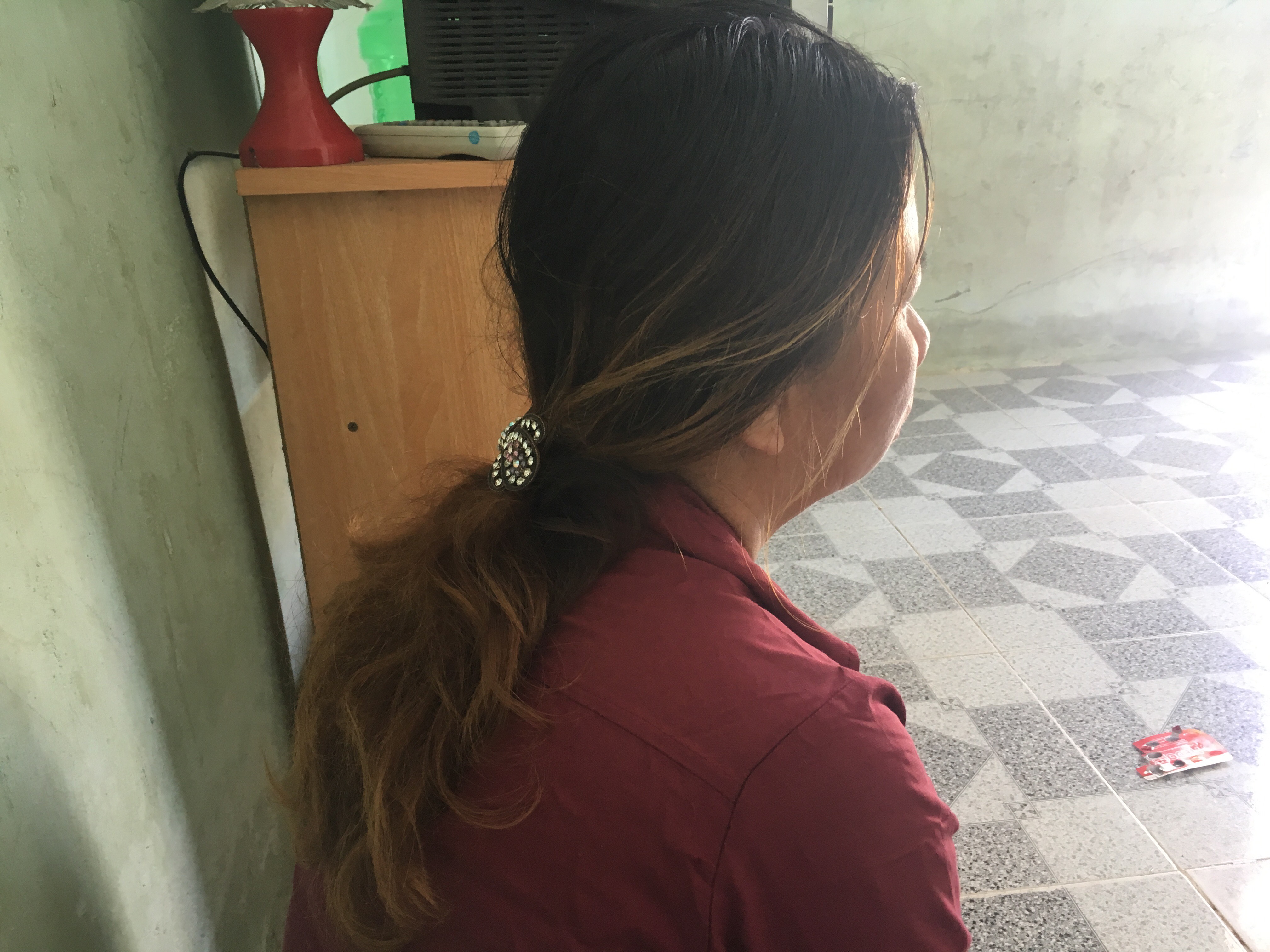 Dù đã về tới nhà an toàn, nhưng nghĩ tới thời gian qua chị Sáng vẫn chưa hết lo sợ