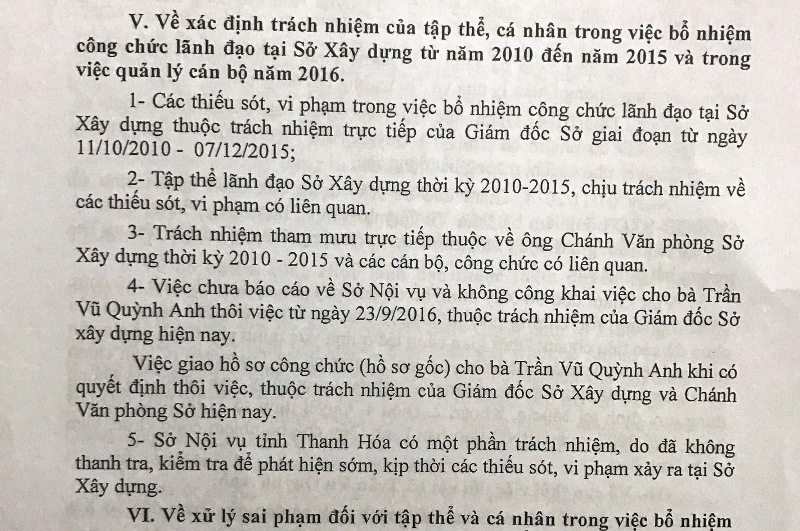 Vụ b&agrave; Trần Vũ Quỳnh Anh: Sở Nội vụ Thanh H&oacute;a v&ocirc; can? - Ảnh 1.