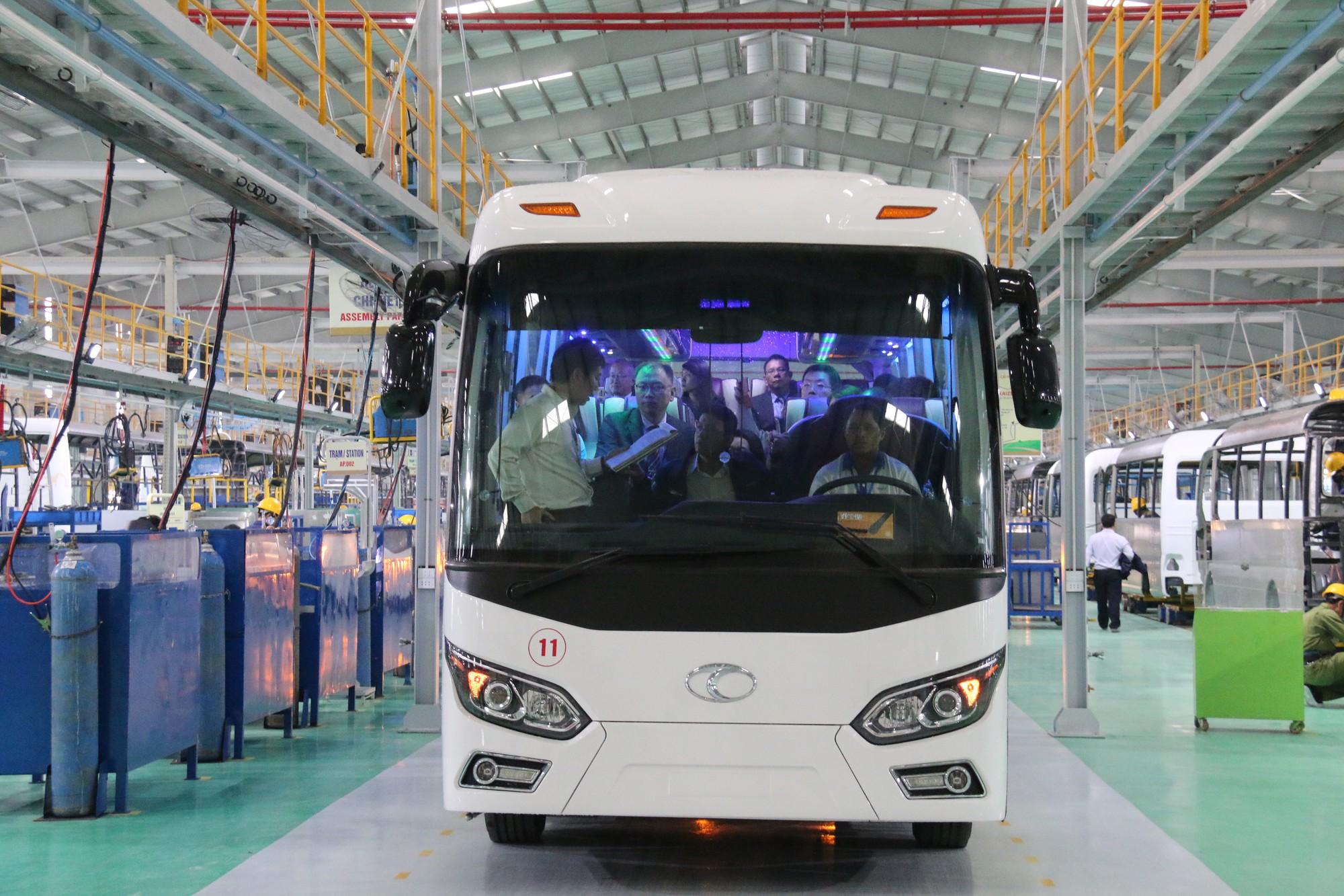 Trường Hải xuất khẩu gần 1.200 xe bus sang Thái, Đài Loan, Philippines, Campuchia