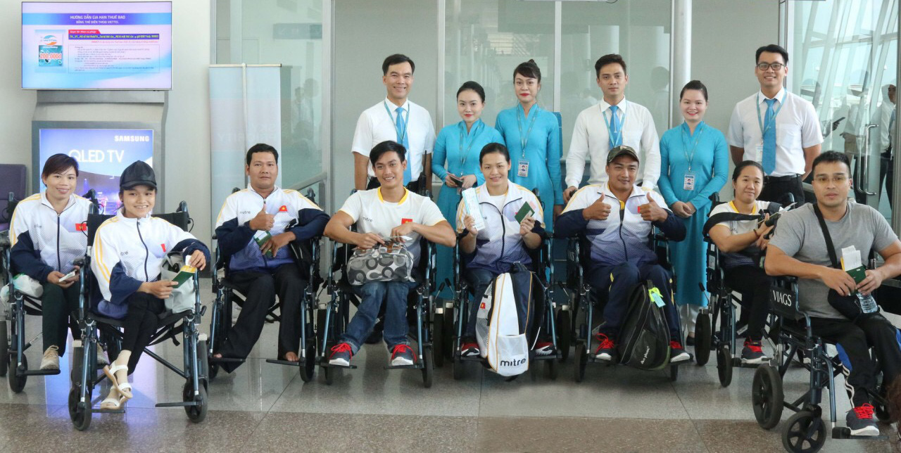 Vietnam Airlines kể chuyện phục vụ Đoàn Thể thao Việt Nam tham dự ASEAN Para Games