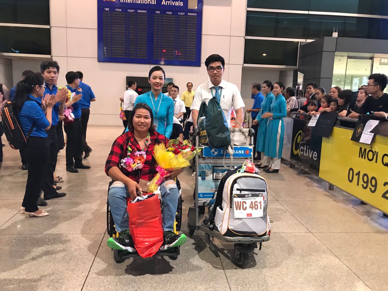 Vietnam Airlines kể chuyện phục vụ Đo&agrave;n Thể thao Việt Nam tham dự ASEAN Para Games - Ảnh 3.
