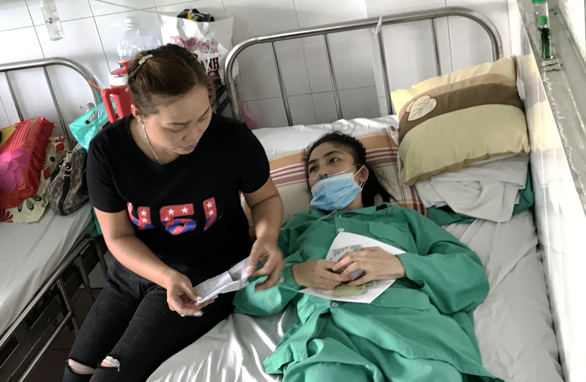 Không có tiền, nữ công nhân nằm chờ chết: Sức khỏe chị Thùy đã tốt hơn