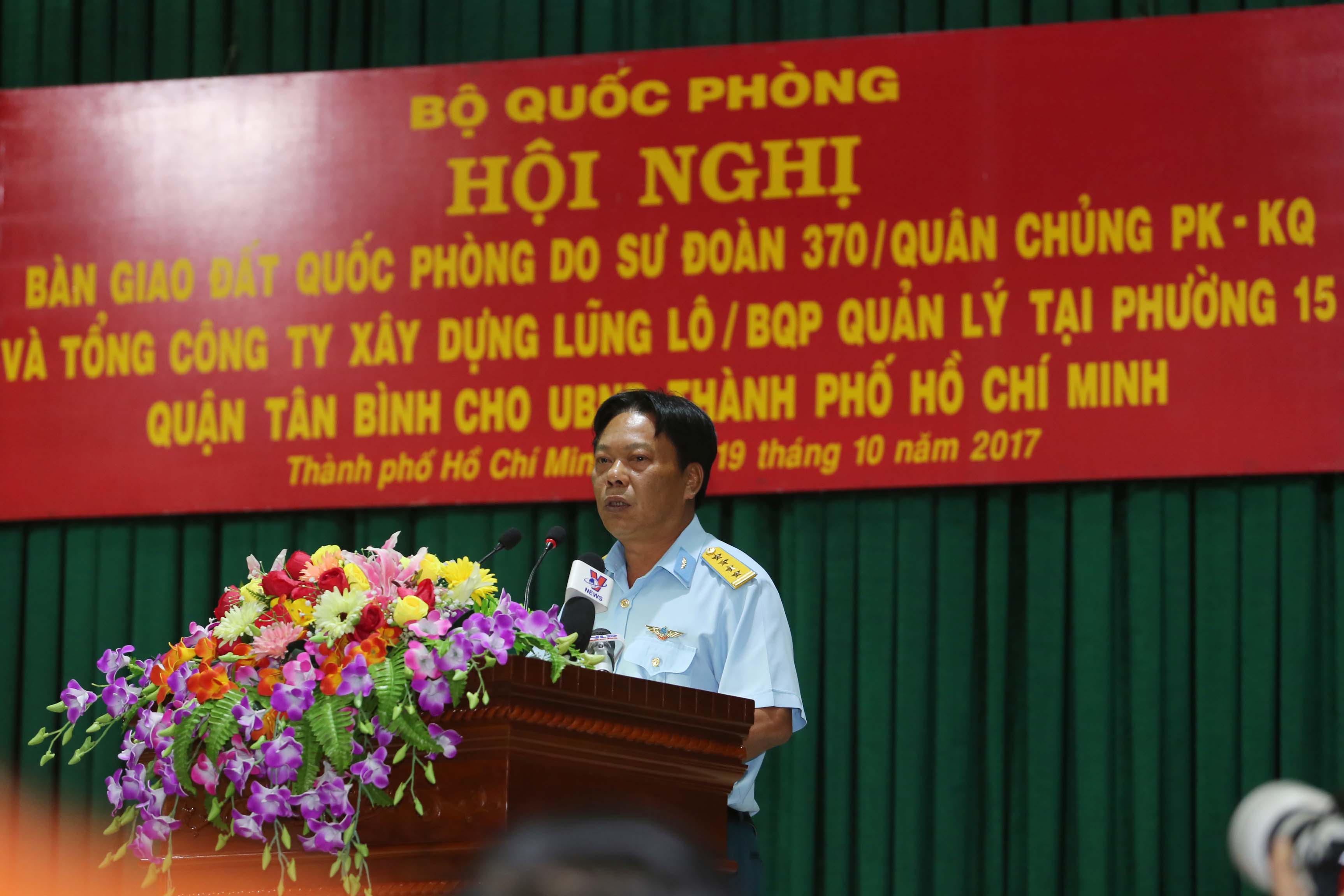 Bộ Quốc phòng bàn giao hơn 7.000 m2 đất  cho TP HCM