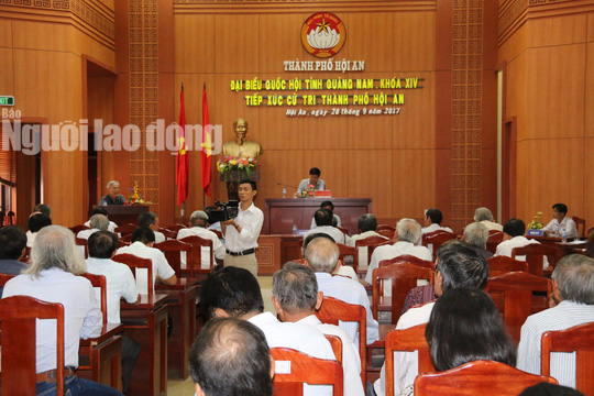 Cử tri Hội An bất bình về tình trạng tham nhũng tràn lan