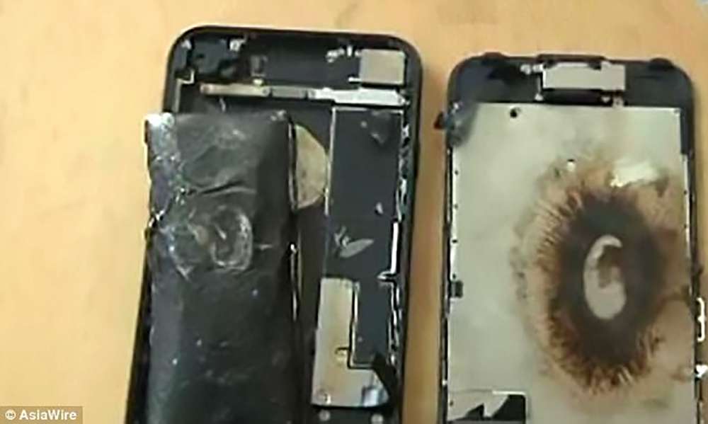 iPhone 7 phát nổ khi đang sạc ở Trung Quốc