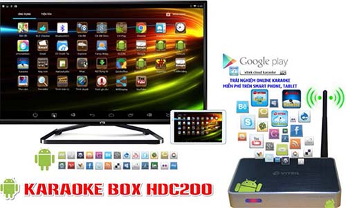 Thiết bị giải trí thông minh Android Karaoke HDC