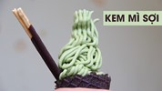 Cà rem mì sợi, ăn kem như ăn mì