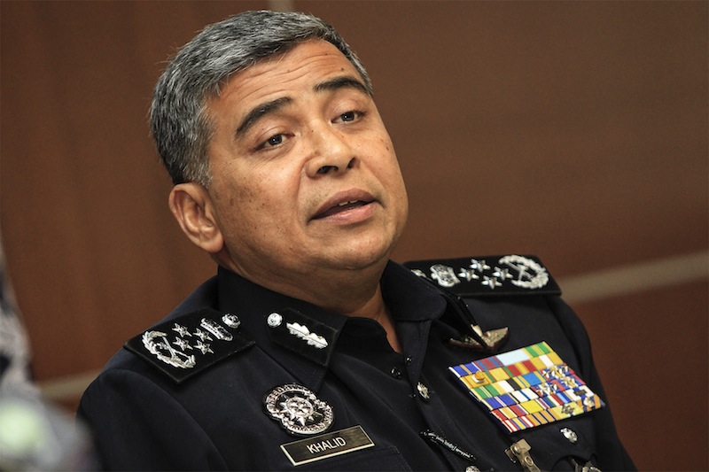 Cảnh sát trưởng Khalid Abu Bakar Ảnh: MALAYMAIL