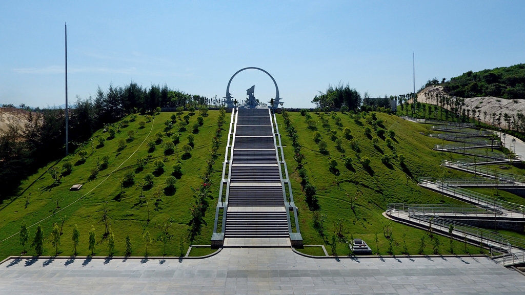 Chiêm ngưỡng Khu tưởng niệm Gạc Ma từ trên không - Ảnh 6.