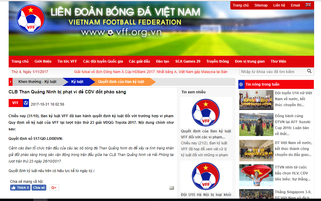 Trưởng Ban kỷ luật VFF: Ai nói "giật chỏ" trúng mặt là hành vi bạo lực?