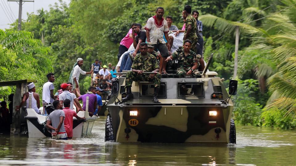 Sri Lanka và Thái Lan khốn đốn vì mưa lũ