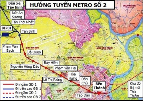 Vì sao metro Bến Thành - Tham Lương xin lùi đến 2024?