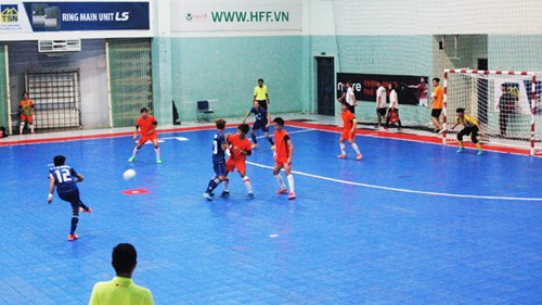 Một giải futsal nữ tại TP HCM Ảnh mang tính minh họa