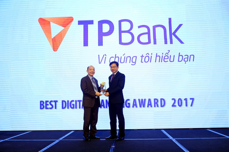 TPBank được bình chọn giải “Ngân hàng số xuất sắc nhất 2017"