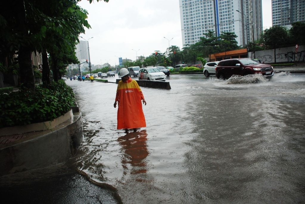 Truy t&igrave;m thủ phạm g&acirc;y ngập đường Nguyễn Hữu Cảnh - Ảnh 3.