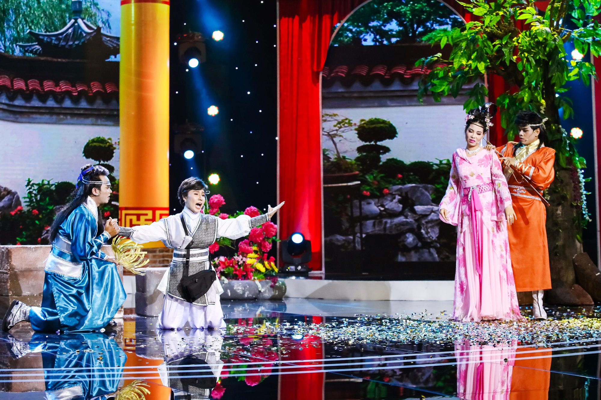 Làng Hài Mở Hội: Đặc sắc với hài cải lương - Ảnh 1.