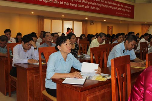 Tập huấn về công tác bảo hộ lao động