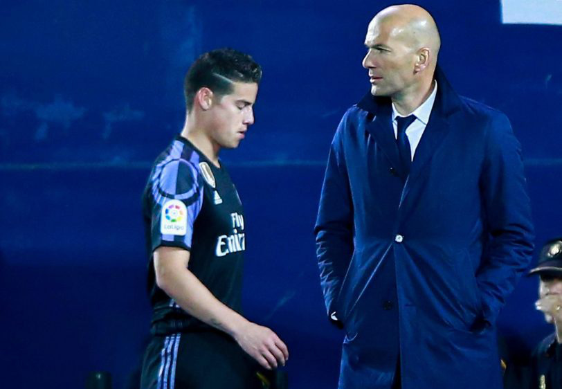 James Rodriguez bị phát hiện chửi Zidane, đòi sang M.U