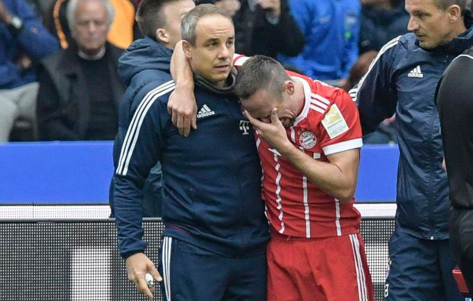 Ribery có nguy cơ giã từ sự nghiệp vì chấn thương