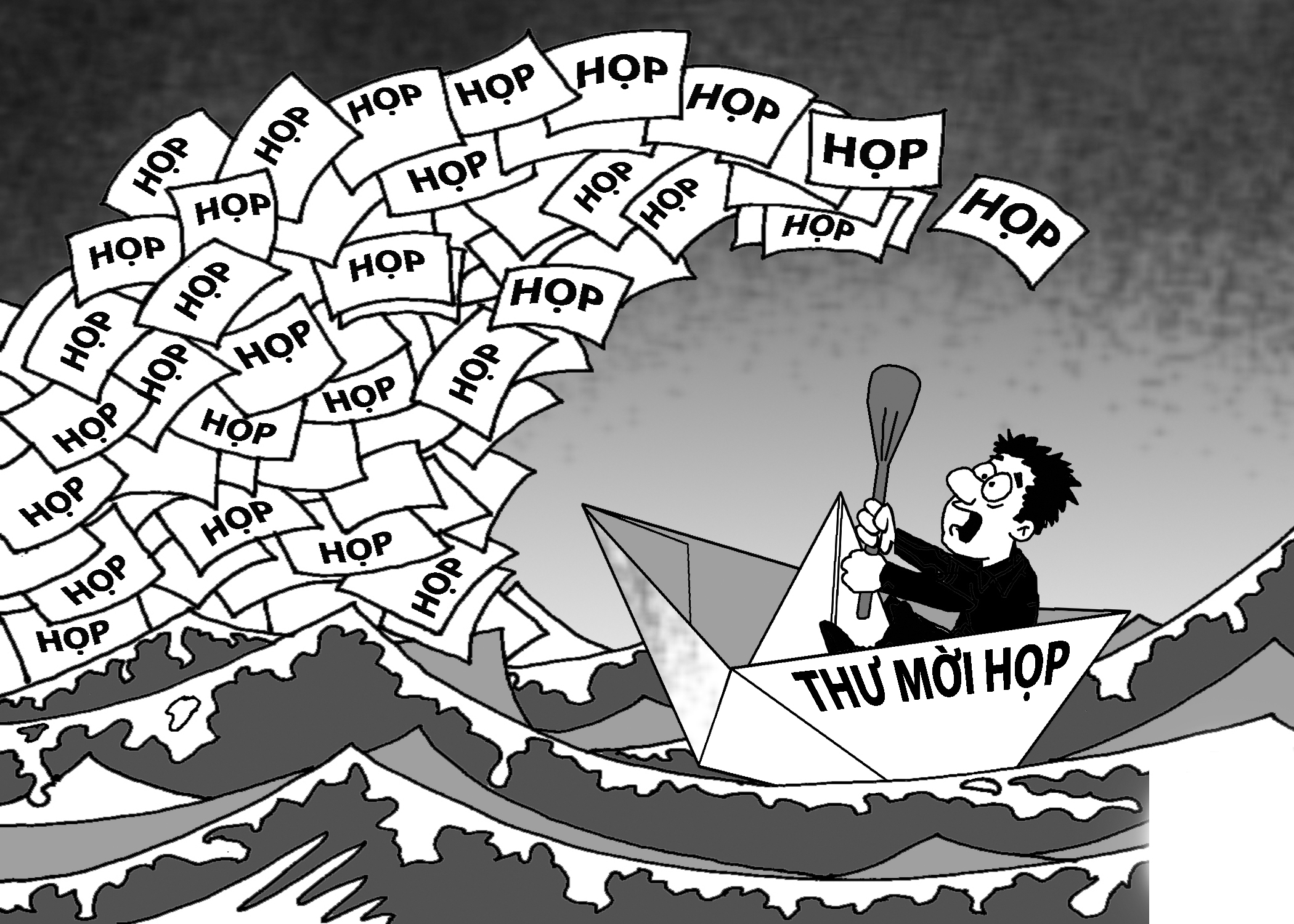 Nghe họp là ngán!