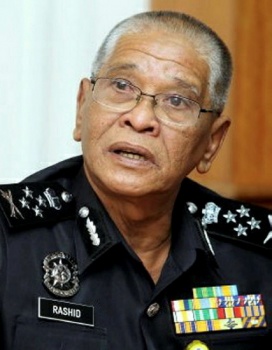Phó Tổng thanh tra Cảnh sát Tan Sri Noor Rashid Ibrahim. Ảnh: Sun Daily