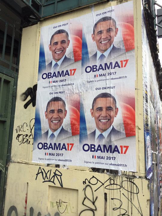 Đề nghị ông Obama làm... tổng thống Pháp