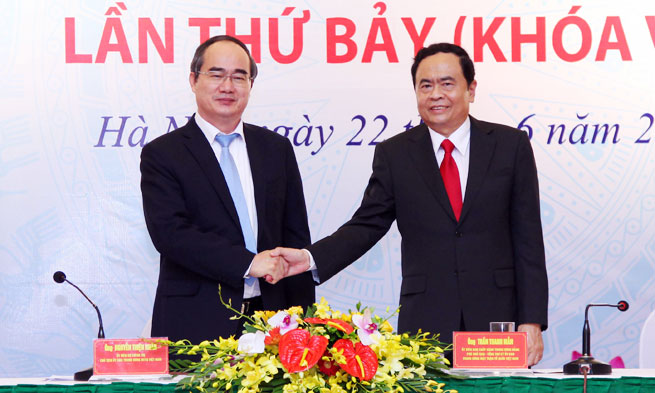 Ông Trần Thanh Mẫn làm Chủ tịch MTTQ Việt Nam thay ông Nguyễn Thiện Nhân