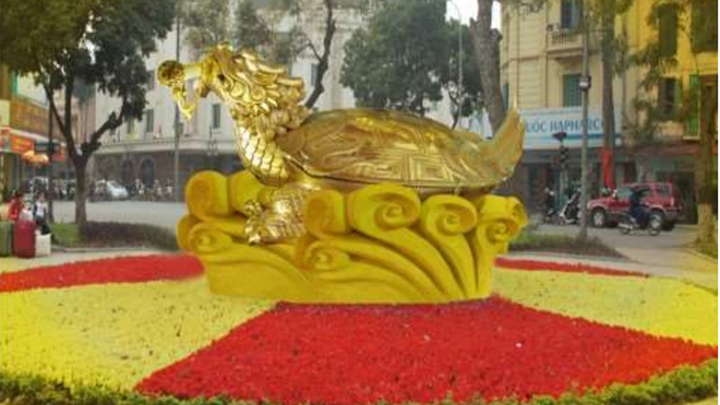 Ứng xử với hồ Gươm