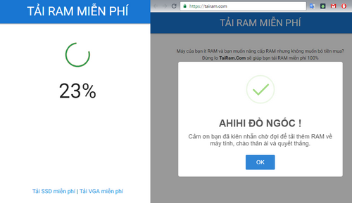 Dễ mất tài khoản với chiêu lừa tăng bộ nhớ