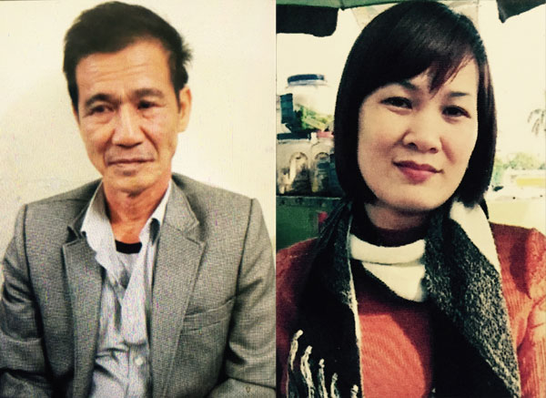 Nguyễn Hoài Thanh và Lê Thị Thu Hiền.