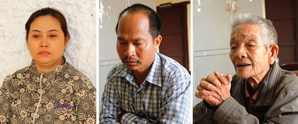 Nguyễn Thị Thu Vân, Cấn Văn Tính, Trần Nhựt.