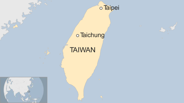 
Tai nạn xảy ra khi xe bu&yacute;t đi từ Đ&agrave;i Trung (Taichung) về Đ&agrave;i Bắc (Taipei). Nguồn: BBC
