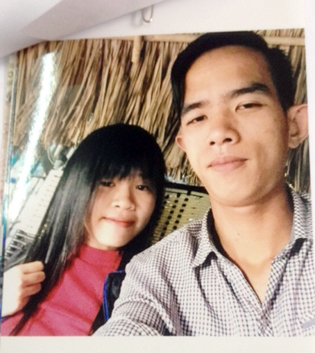 Hai đối tượng Nguyễn Công Thành (phải) và Lê Thị Như Ý.