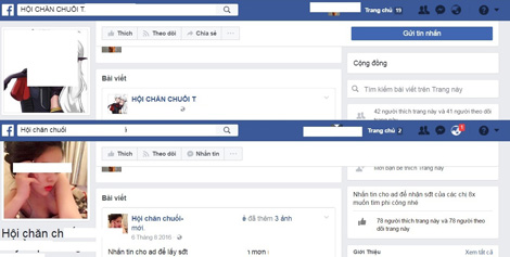 Một số Group kín dành cho các kiều nữ muốn “chăn” giai Tây.