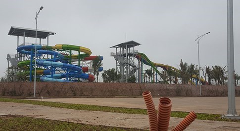 Dự án Tuần Châu Ecopark đã khởi công gần 10 năm nhưng đến nay vẫn chưa thể hoạt động ẢNH: LÊ QUÂN