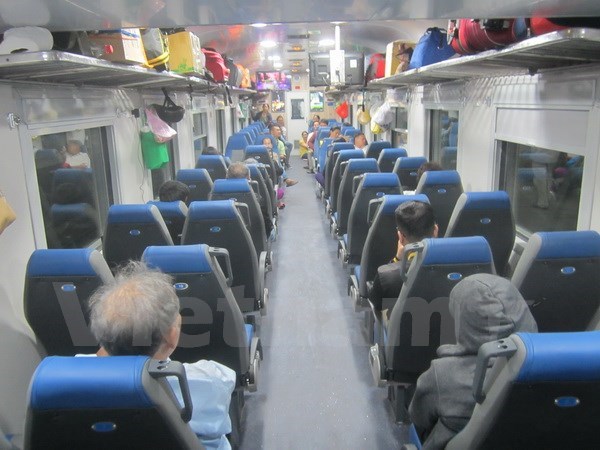 C&aacute;c toa xe c&oacute; nội thất, trang thiết bị hiện đại, rộng r&atilde;i v&agrave; tiện nghi. (Ảnh: Xu&acirc;n T&igrave;nh/Vietnam+)