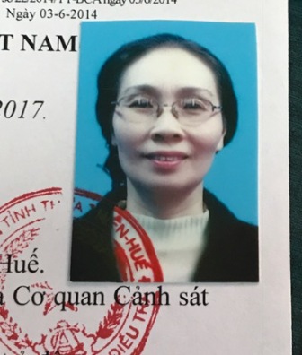 
L&ecirc; Thị Kim C&uacute;c từ lệnh truy n&atilde; của cơ quan c&ocirc;ng an
