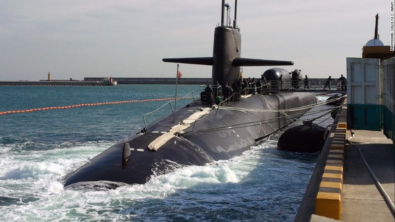Mỹ điều tàu ngầm hạt nhân USS Michigan tới Hàn Quốc