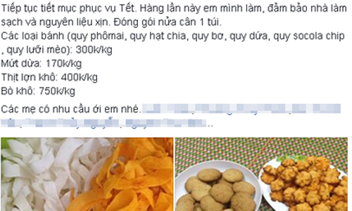 D&ugrave; bận rộn với c&ocirc;ng việc cuối năm song nhiều nh&acirc;n vi&ecirc;n văn ph&ograve;ng vẫn nhập hoặc tự l&agrave;m một số mặt h&agrave;ng Tết để b&aacute;n nhằm kiếm th&ecirc;m thu nhập.