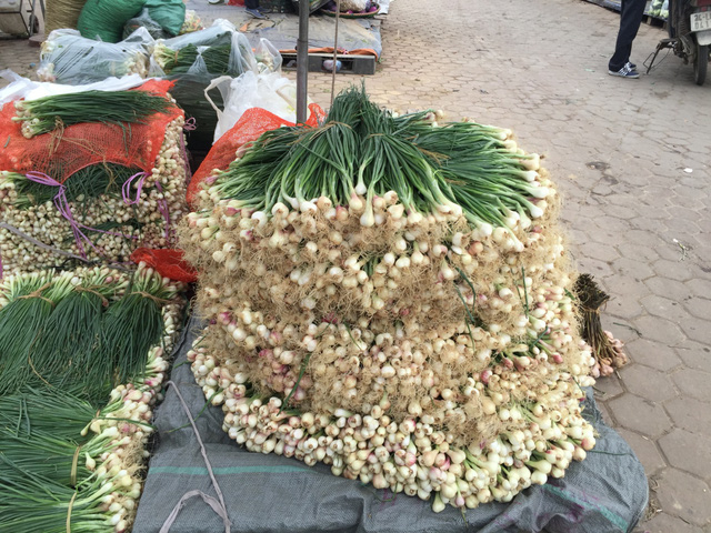 
H&agrave;nh được xếp th&agrave;nh đống lớn h&igrave;nh trụ
