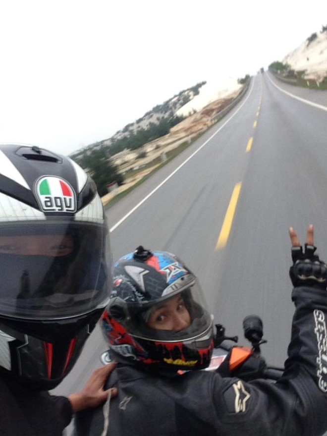 Đại Vũ duy trì vận tốc trung bình khoảng 100 km/h, lúc cao nhất là 126 km/h. Ảnh: Huỳnh Hoàng Long.